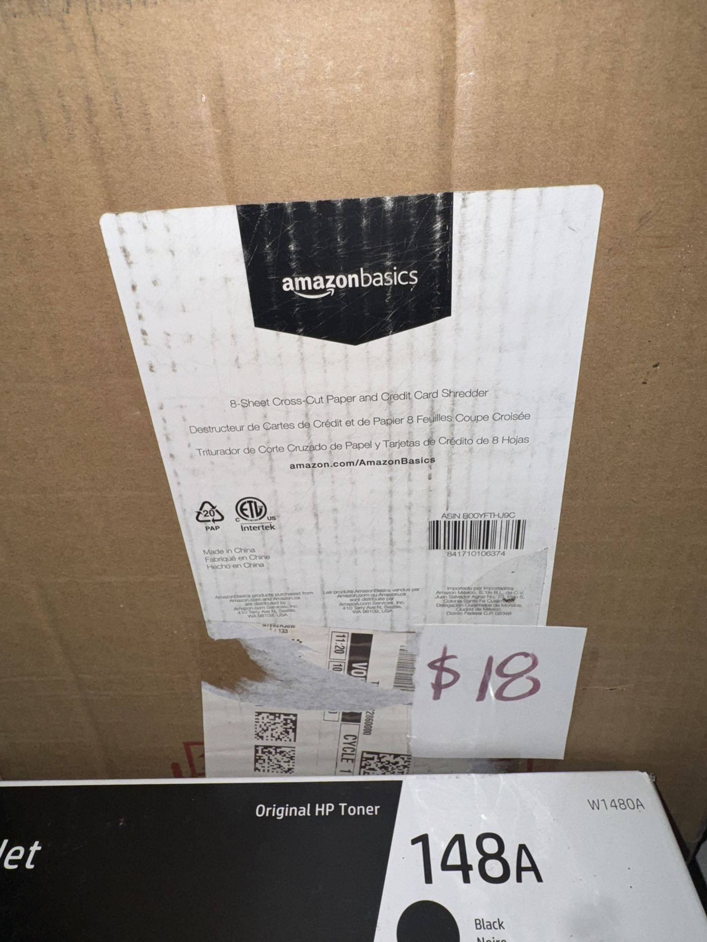 Amazon Basics Shredder