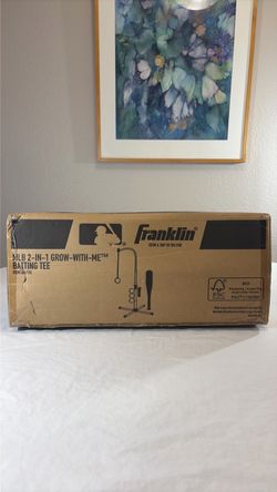 NEW In Box Franklin Sports MLB 2-in-1 Grow-With-Me Kids Batting Tee