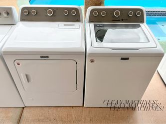 Maytag Bravos Washer and Gas Dryer 90 Day Warranty Some Delivery
