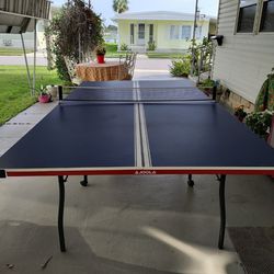 Ping Pong Table And Professional Paddles Ball