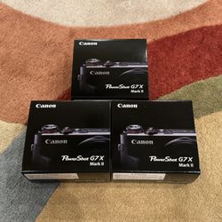 Canon PowerShot G7 X Mark II Camera Brand New