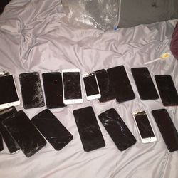 16 Broken Phones 