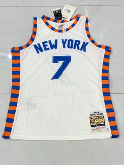 Ny Knicks Jersey Carmelo Anthony Mitchell Ness White 2015-16 Size L MSRP$300