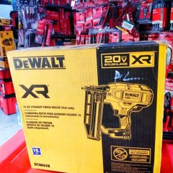 DeWalt 20V Max XR Brushless 18 Ga Straight Finish Nailer. Tool-Only 