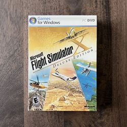 Microsoft Game Flight Simulator X Deluxe Edition PC DVD