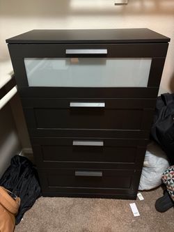 Black 4-Drawer brimnes Dresser