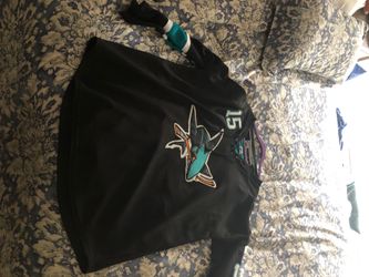 Danny Heatley sharks Reebok authentic jersey size XL