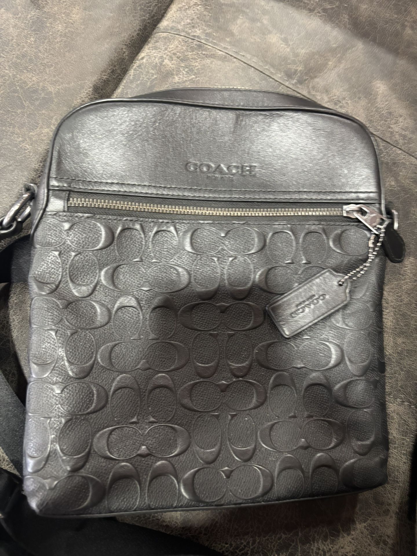 Black coach side bag