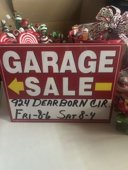 Mostly Women’s Garage Sale