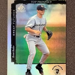 1999 SP Top Prospects Brent Butler Prince Williams Cannons #GF6 Great Futures Baseball Card Vintage Collectible Sports MLB 