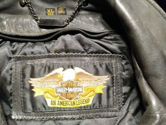 Authentic Harly Davidson leather jacket/large