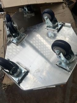Heavy Duty Stainless Steel Trash Can Keg Dolly