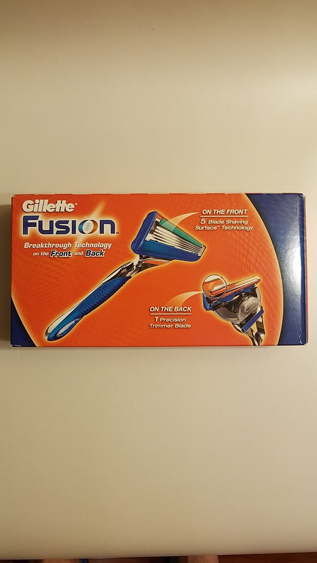 New Gillette Fusion Razor