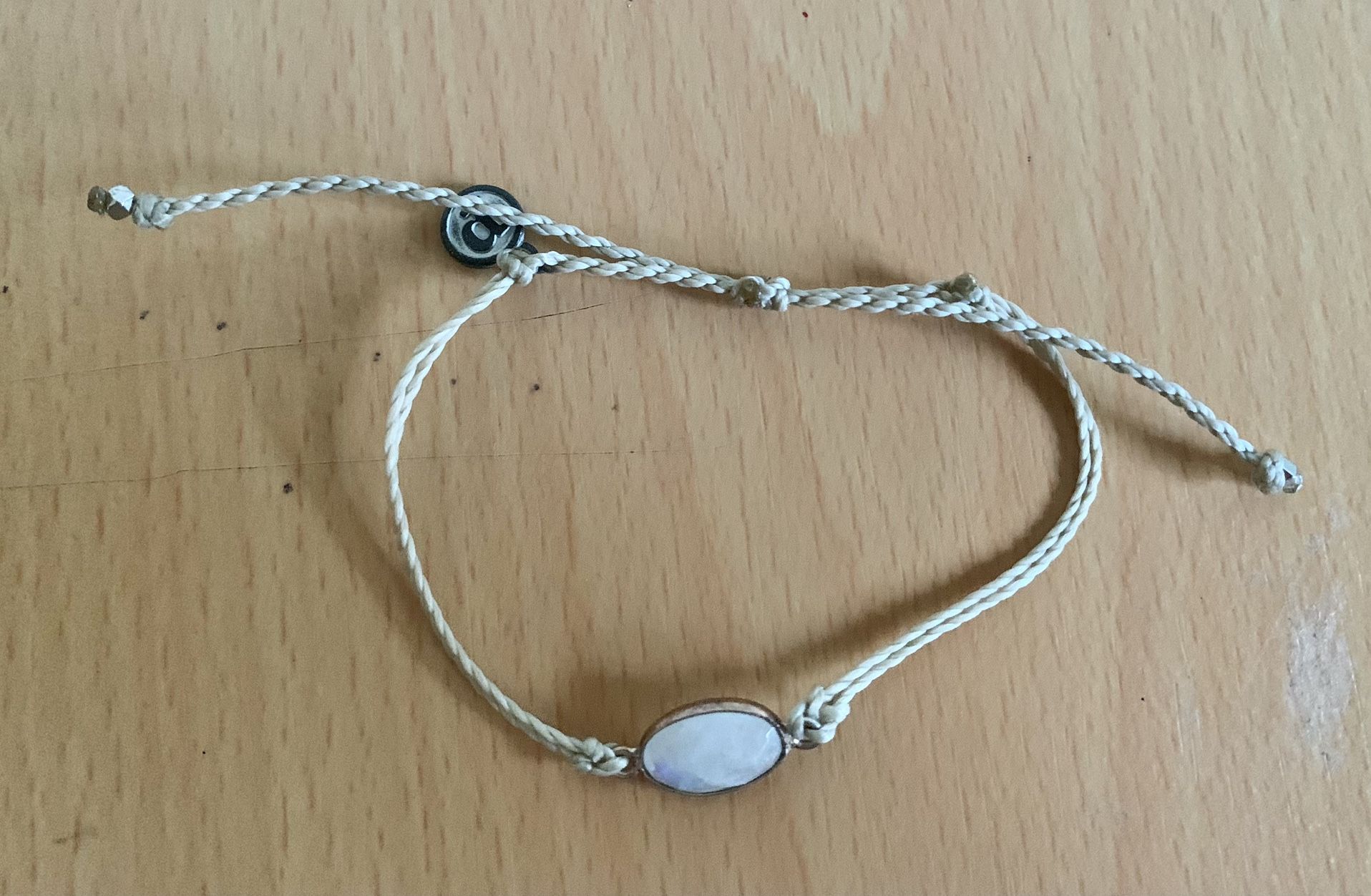 PURA VIDA Moonstone Beige Bracelet
