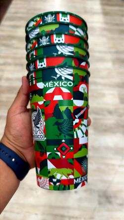 Vaso de Copa Mundial México collection Tri color