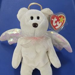Halo Bear From The Original Beanie Babies Collection 