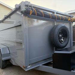 New 8x4x12 Hydraulic Dump Trailer with Accessories 