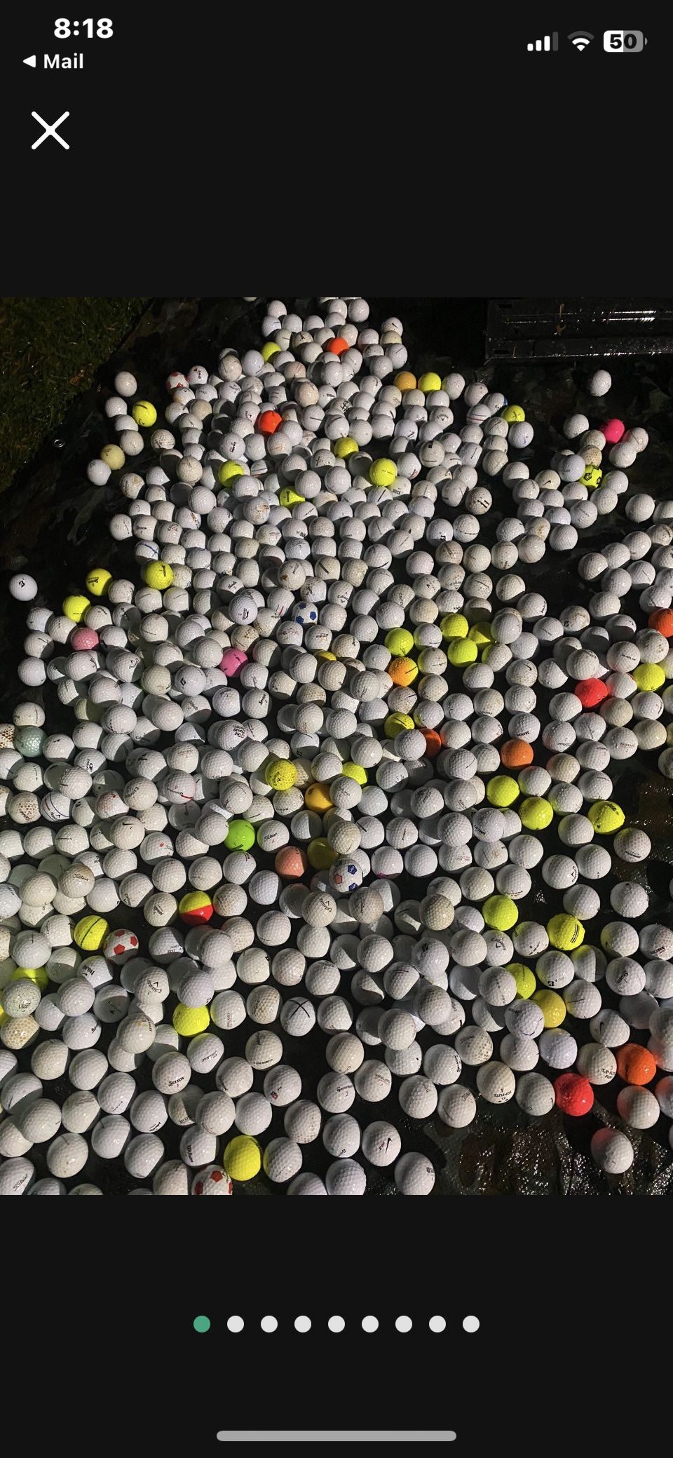 Golf Balls … Every Brand.. pretty much new.. 1$ a ball