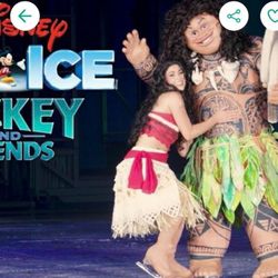 Disney on ice tickets Sunday, April 24 at 5:00