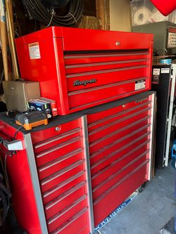 Snap-on Red Tool Chest Cabinet Combo