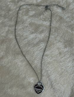 Tiffany & co heart necklace