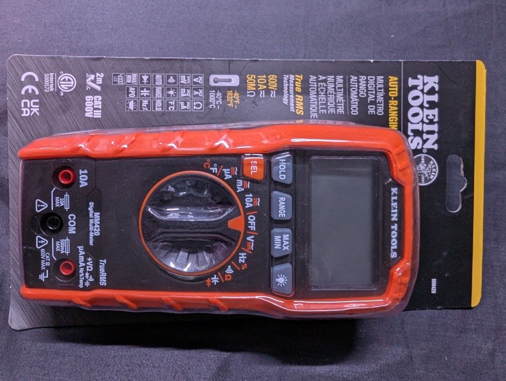 Kline Tools Auto -ranging Digital Multimeter (mm420)