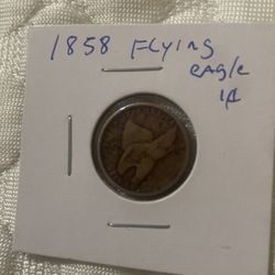 1858 Flying Eagle Cent U.S Coin