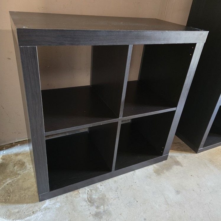 Wooden Cube Style Storage Shelves