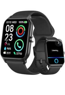 Fitpolo Smart Watches for Men Android & iPhone, Alexa Built-in [1.8" HD Screen]