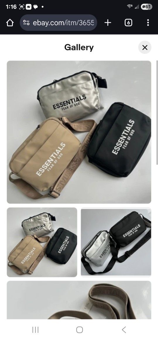 Essentials Cross Body Bags And Fanny Packs