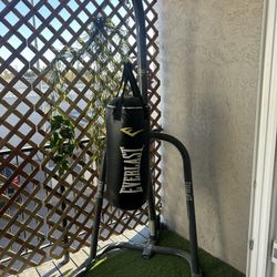 Everlast Punching Bag Stand W/ Bag