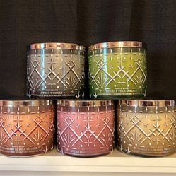 B&BW Complete Collection of 5 Brand New Candles