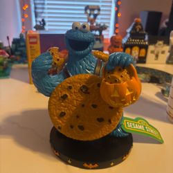 Cookie Monster Halloween Pumpkin Figure 2024
