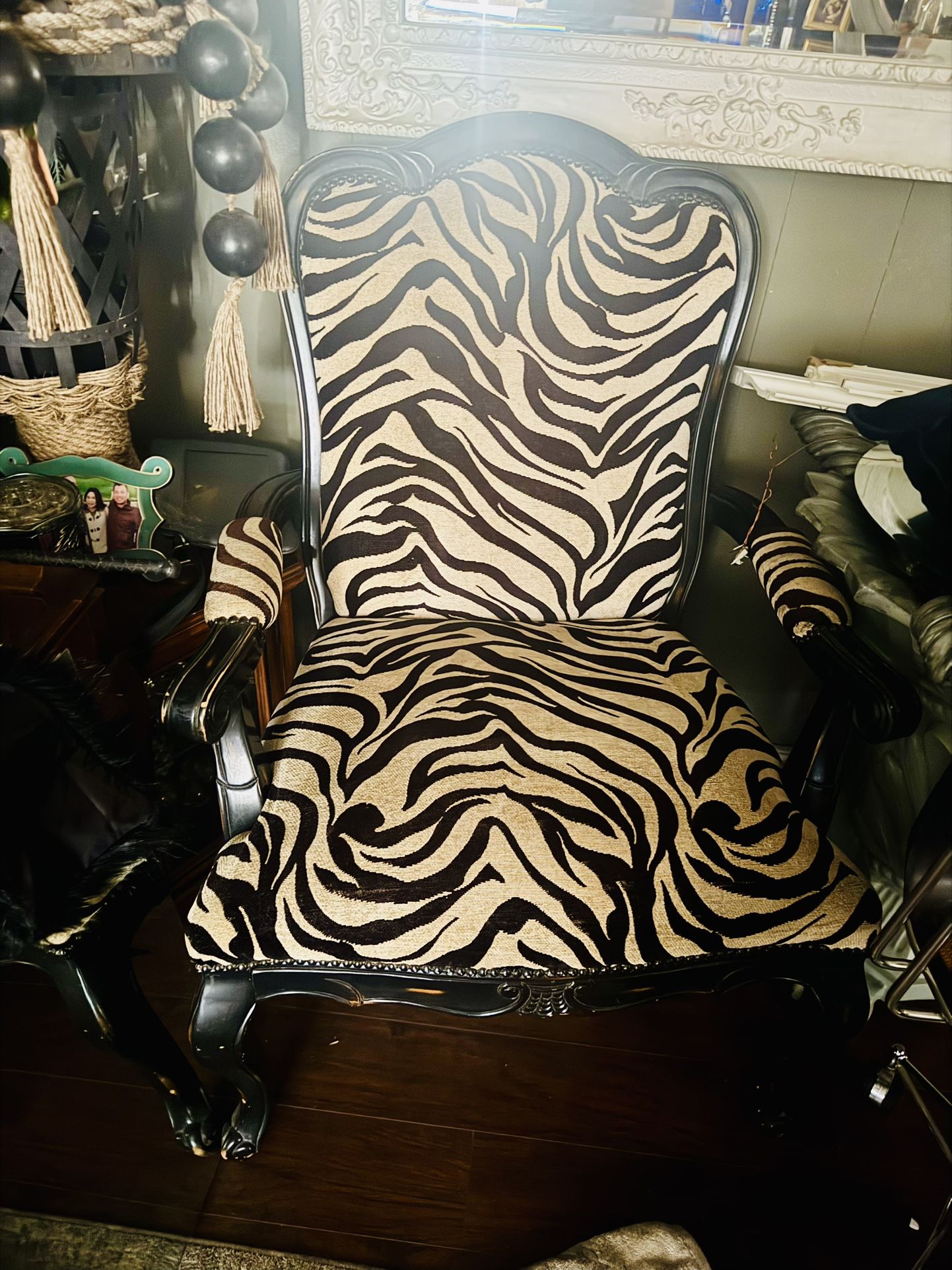 Animal Print Armchair