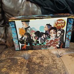 Demon Slayer: Kimetsu no Yaiba Complete Manga Box Set, which includes all 23 volumes of the manga series by Koyoharu Gotouge.