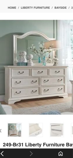 Dresser with mirror
