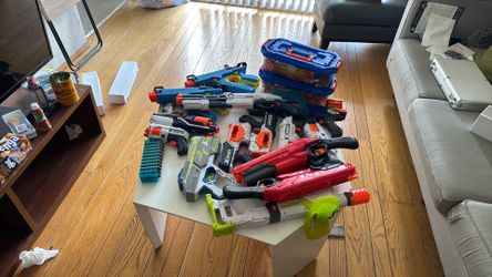 Nerf gun collection for sale