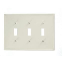 New Leviton3-Gang Toggle Wall Plate, $3 Each