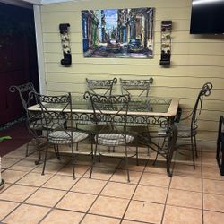 Dining Table All Metal 