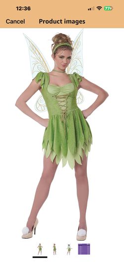 Tinker Bell Costume Small 6-8