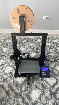 Creality Ender 3 3d printer with filament
