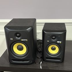 KRK Speakers Rokit 6 & 5 