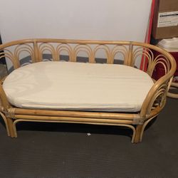 Rattan Deco Dog Bed