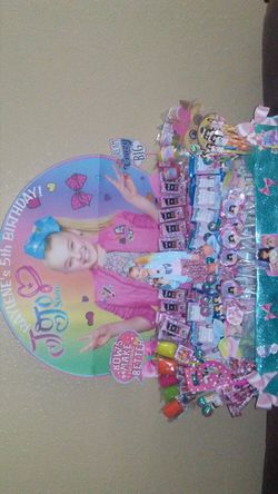 Jojo siwa bows party candy table box