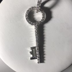 Sterling silver Key Pendant. No Discounts /No Trades