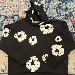 Black Denim Tear Hoodie All Sizes