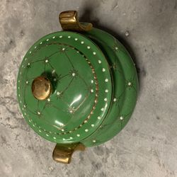 Mini decorative bowl with lid