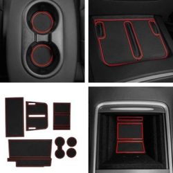 CupHolderHero fits Tesla Model 3 Accessories 2021-2022 Premium Custom Interior Non-Slip Anti Dust Cup Holder Inserts, Center Console Liner Mats, Liner