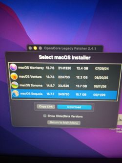 MacBook upgrade to new software does not matter how old and how new can do it even if the computer won't let you I can do it