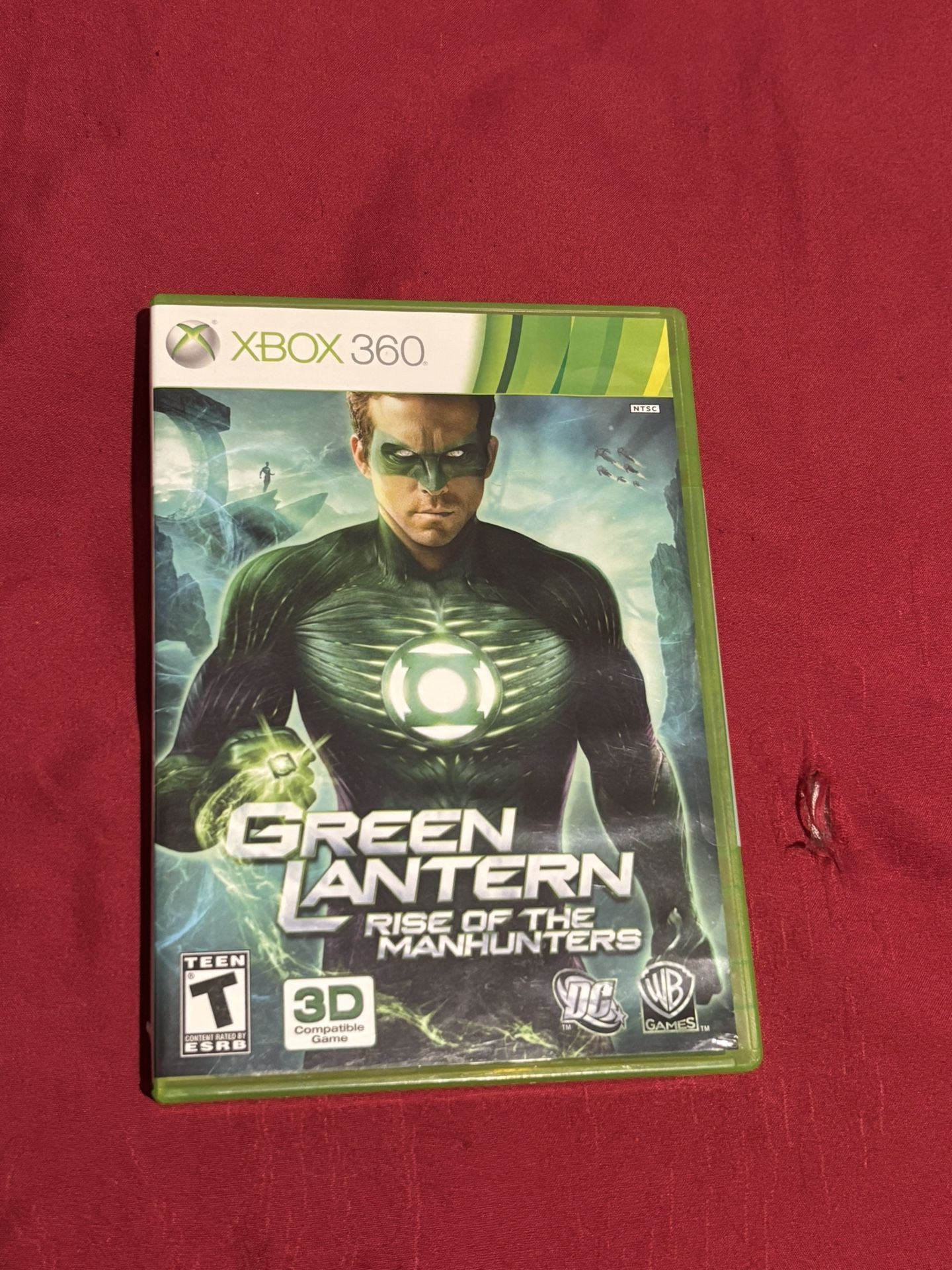 Green Lantern : Rise Of Manhunters Xbox 360 With Manual